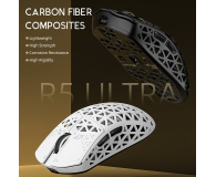 Attack Shark R5Ultra UltralightCarbon 8kHz/42kDPI PAW3950MAX Omron czarna - 1350006 - zdjęcie 4